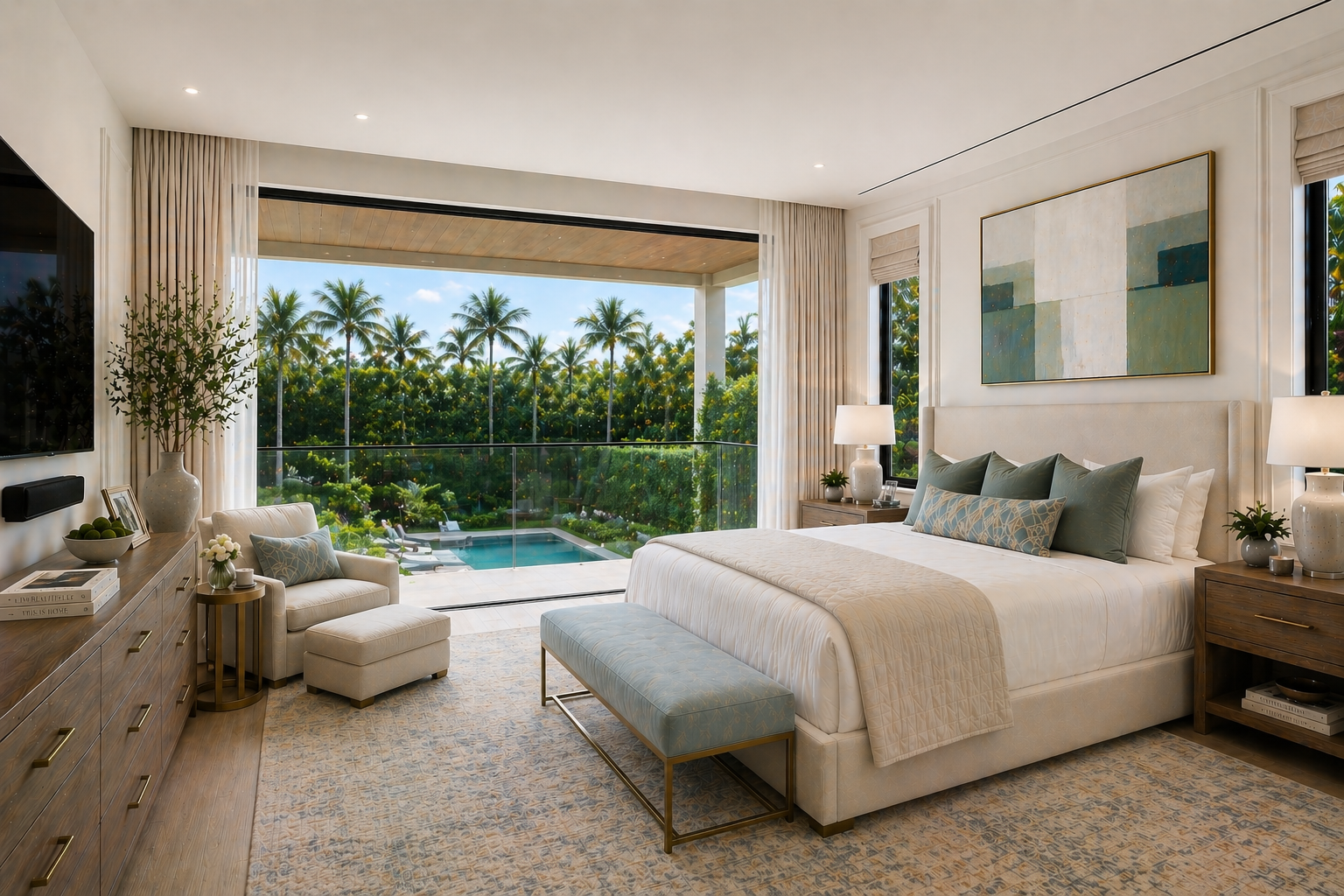 Azure Palm, residential interior by The Painted View Interiors, Fort Lauderdale