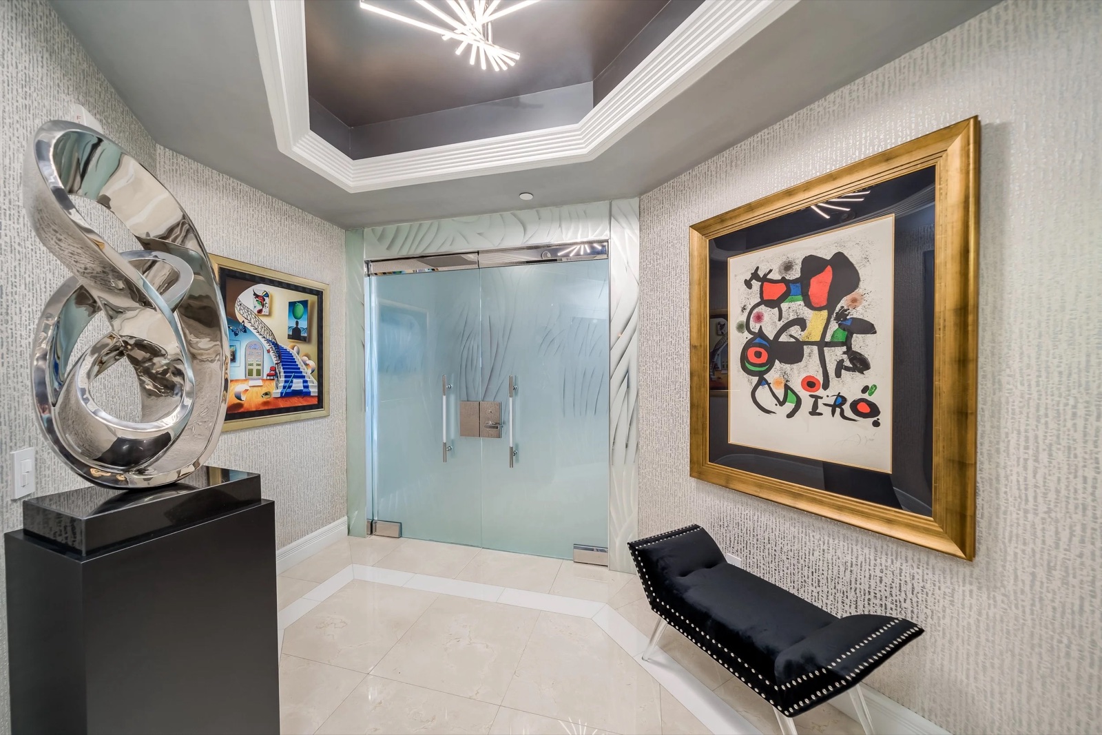 Modernist Penthouse, interior design by The Painted View Interiors, Fort Lauderdale