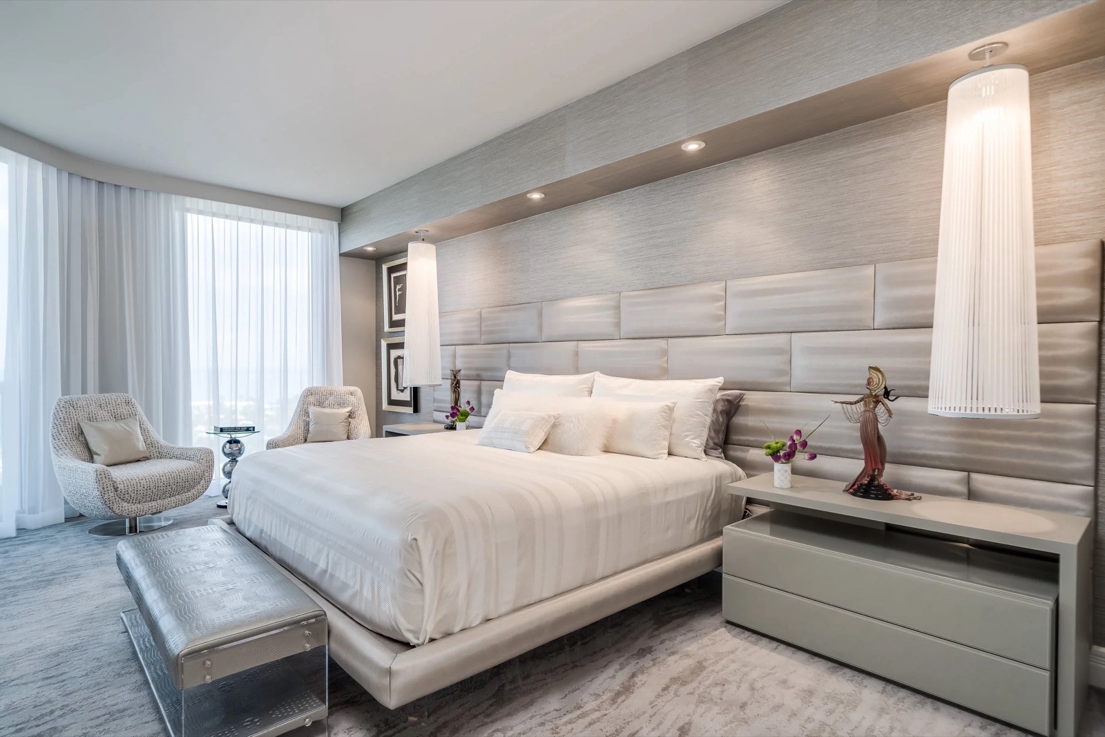Modernist Penthouse, residential interior by The Painted View Interiors, Fort Lauderdale