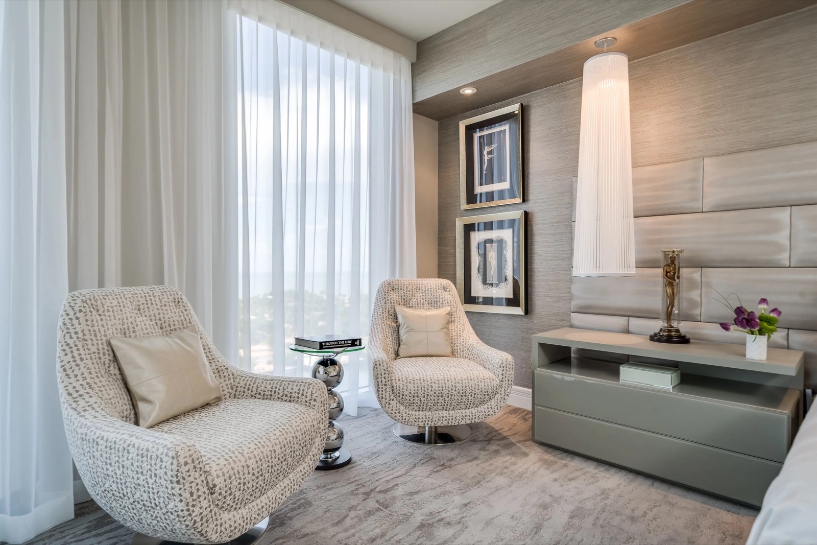 Modernist Penthouse, residential interior by The Painted View Interiors, Fort Lauderdale