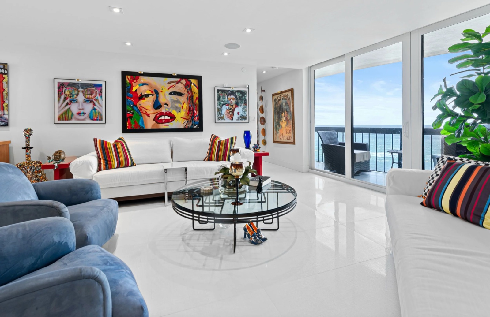 Oceanfront Escape, residential interior by The Painted View Interiors, Fort Lauderdale