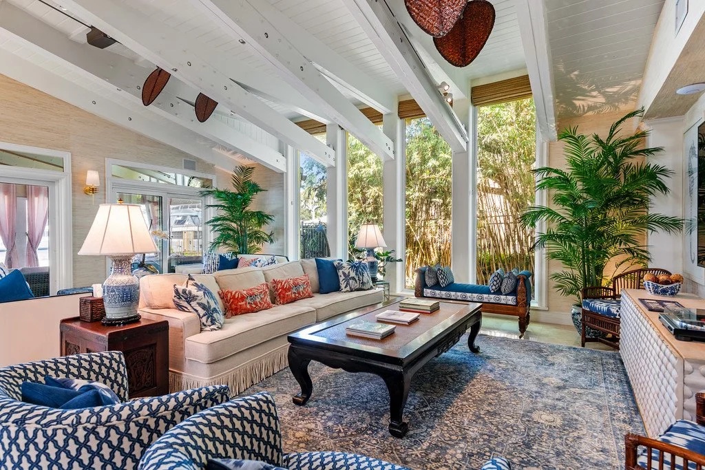 Sunrise Key Estate, residential interior by The Painted View Interiors, Fort Lauderdale