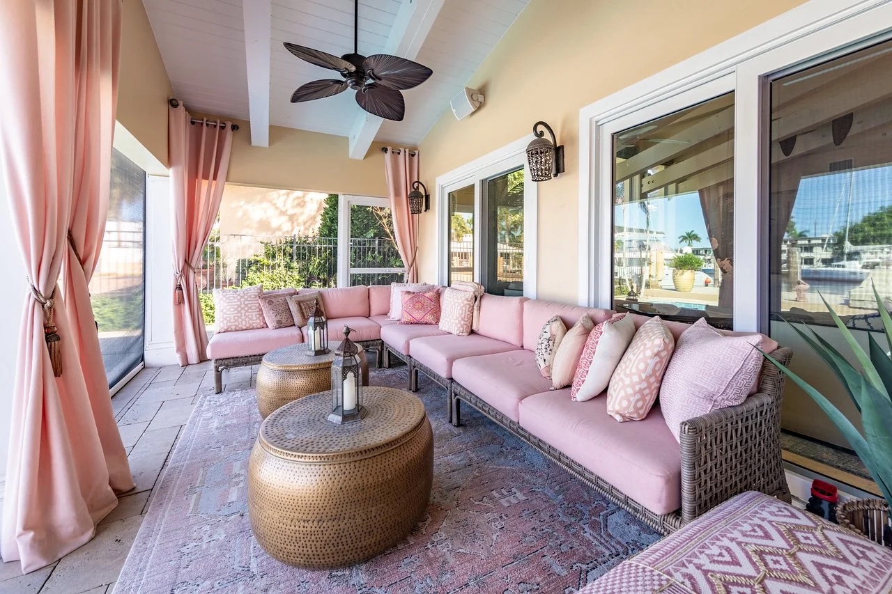 Sunrise Key Estate, residential interior by The Painted View Interiors, Fort Lauderdale